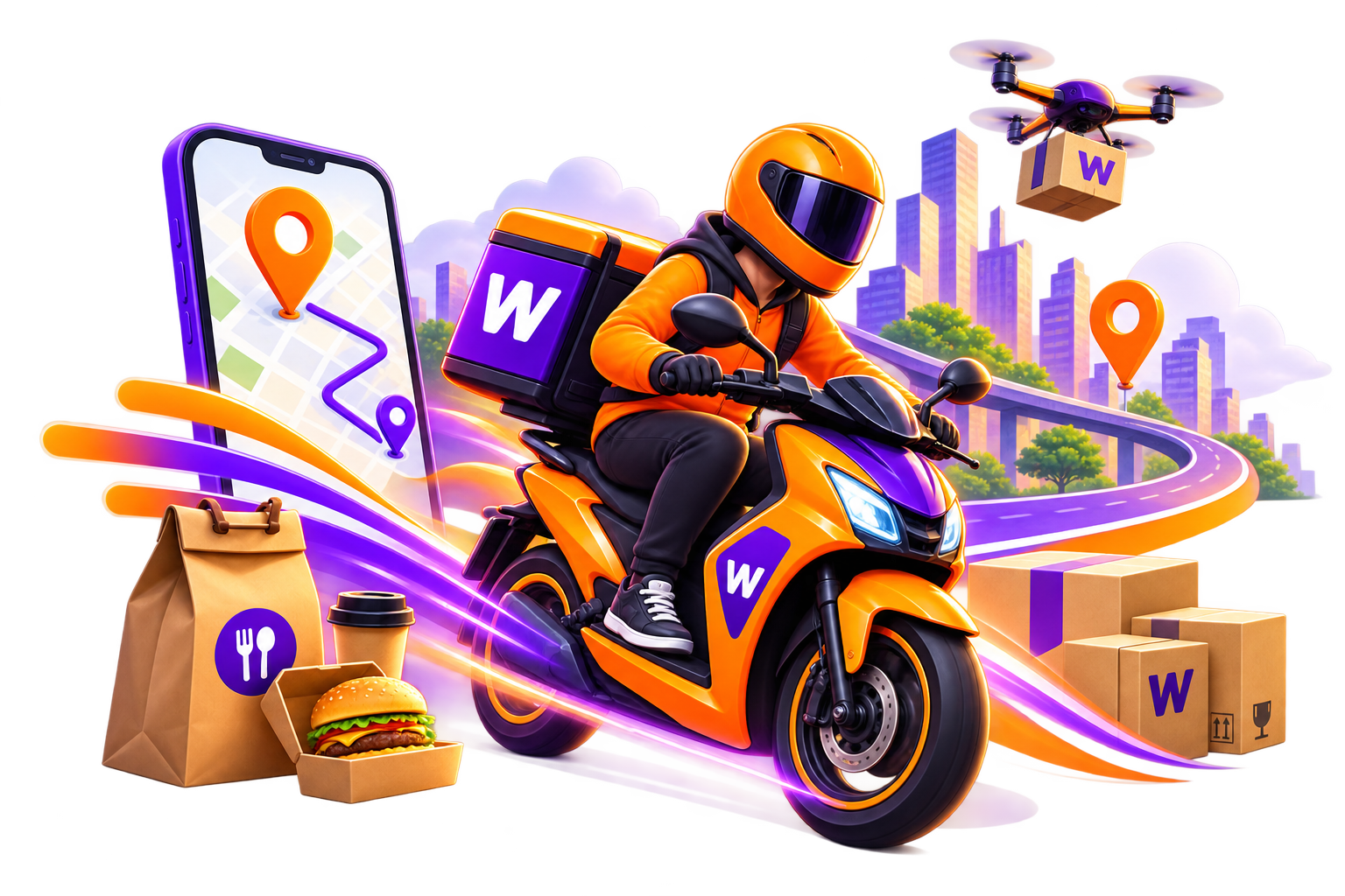 woofwoot delivery illustration